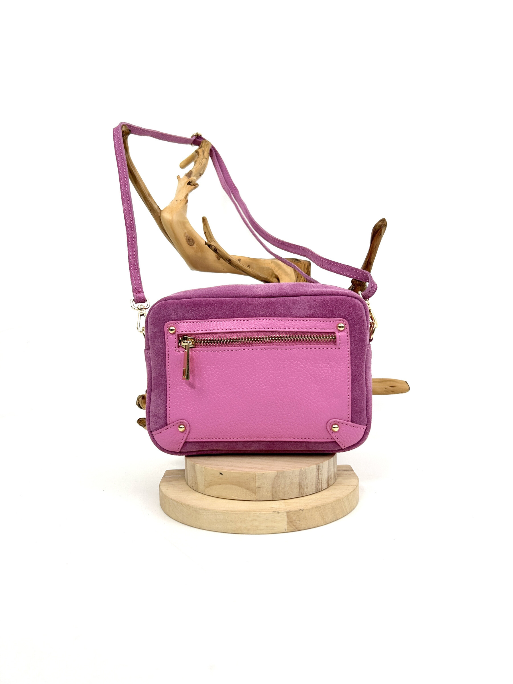 Wholesaler Jade&Clarisse - DaiM-Matière Daim-Matière rectangular bag and ultra trendy nails Tiffany