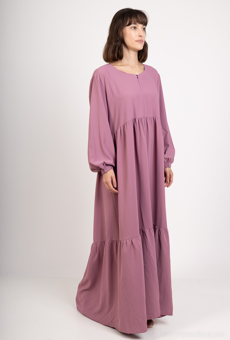 Wholesaler JADE - MEDINE JADE SILK ZIP DRESS