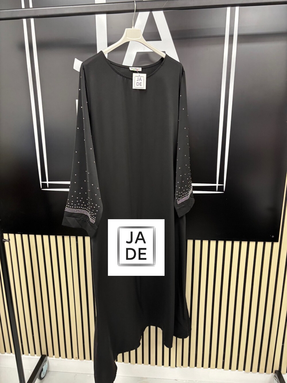 Wholesaler JADE - Abaya Rhinest Jade