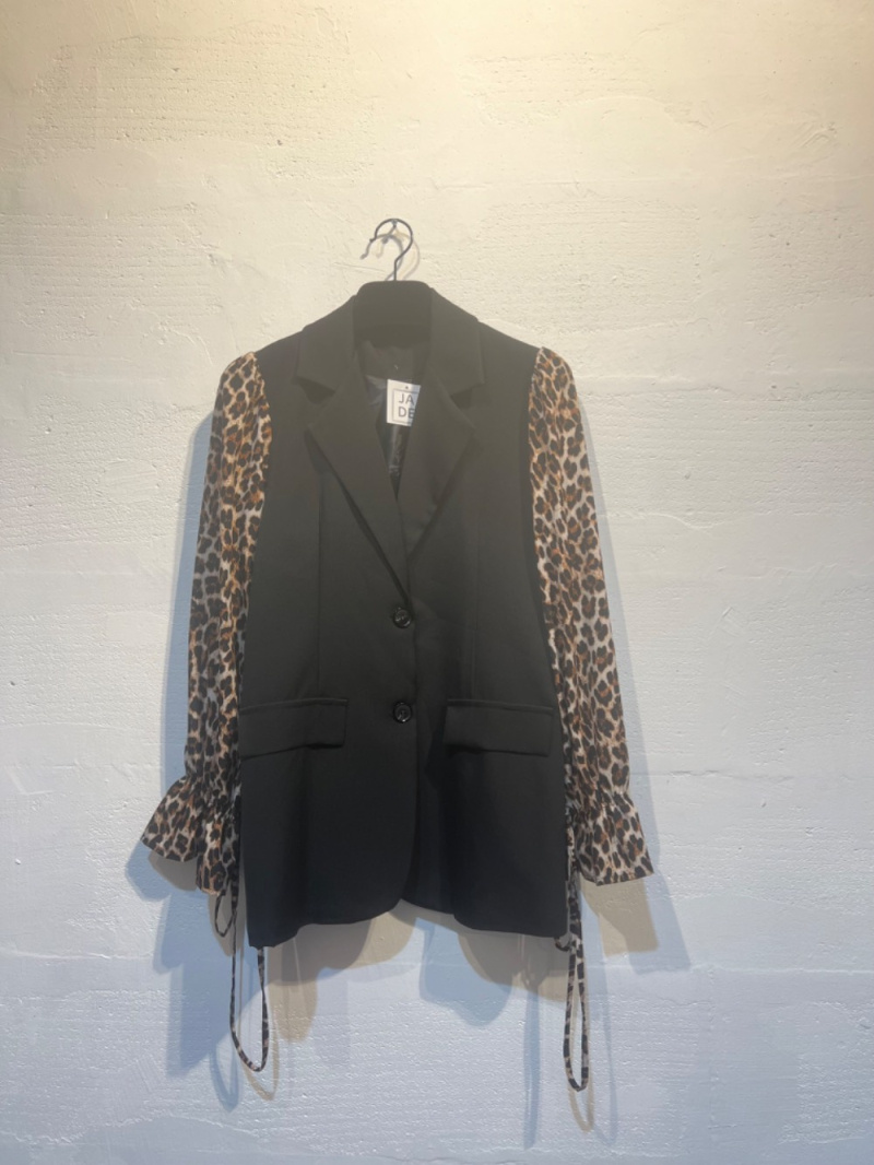 Wholesaler JADE - JADE LEOPARD SLEEVE BLAZER