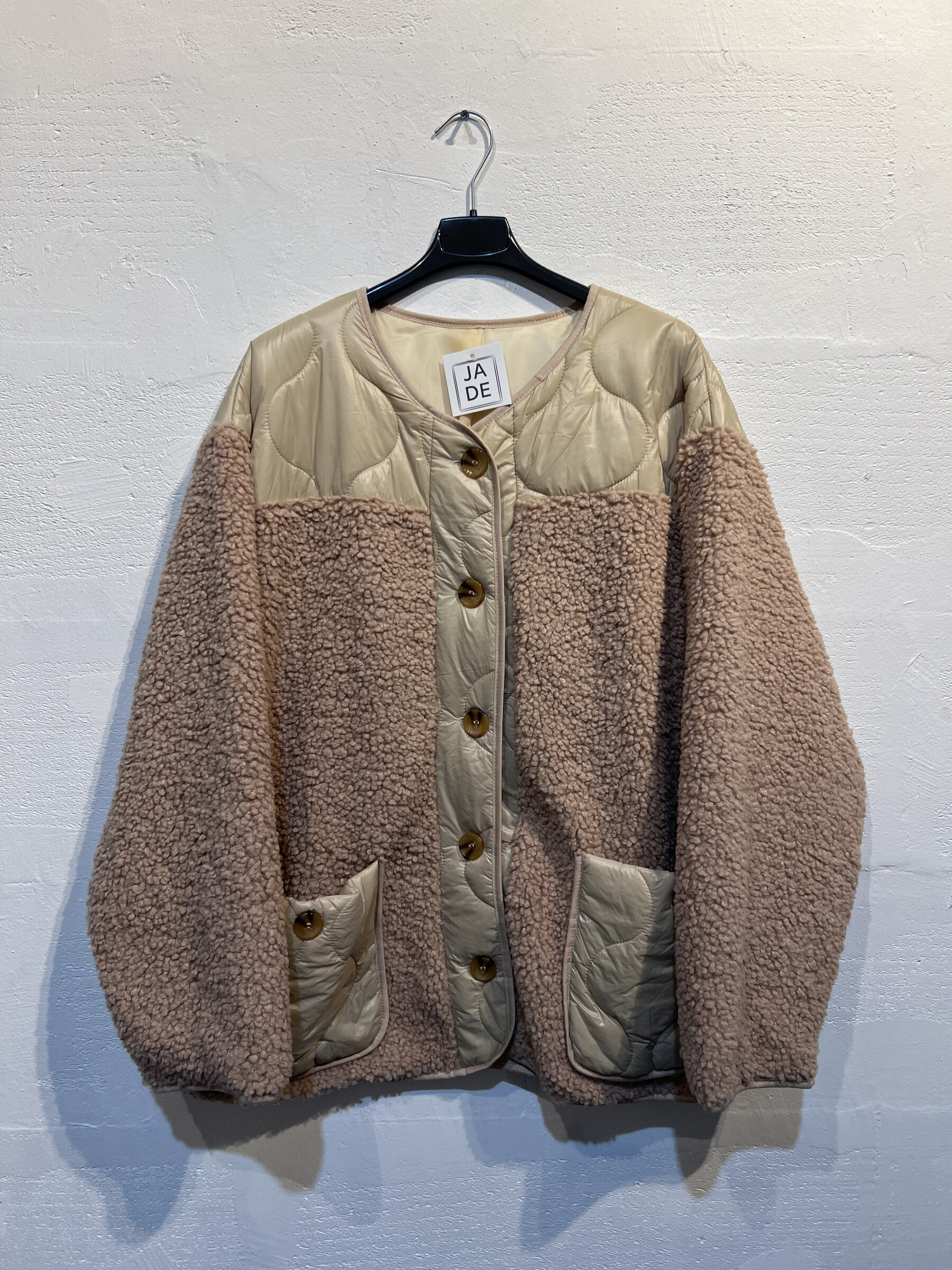 Wholesaler JADE - JADE QUILTED BI-MATERIAL JACKET
