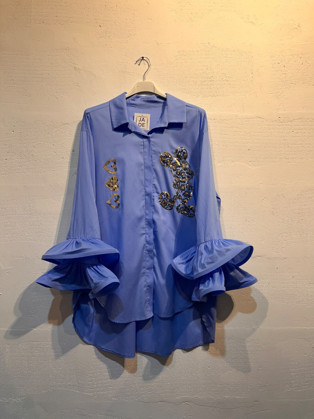 Wholesaler JADE - JADE SEQUIN SHIRT