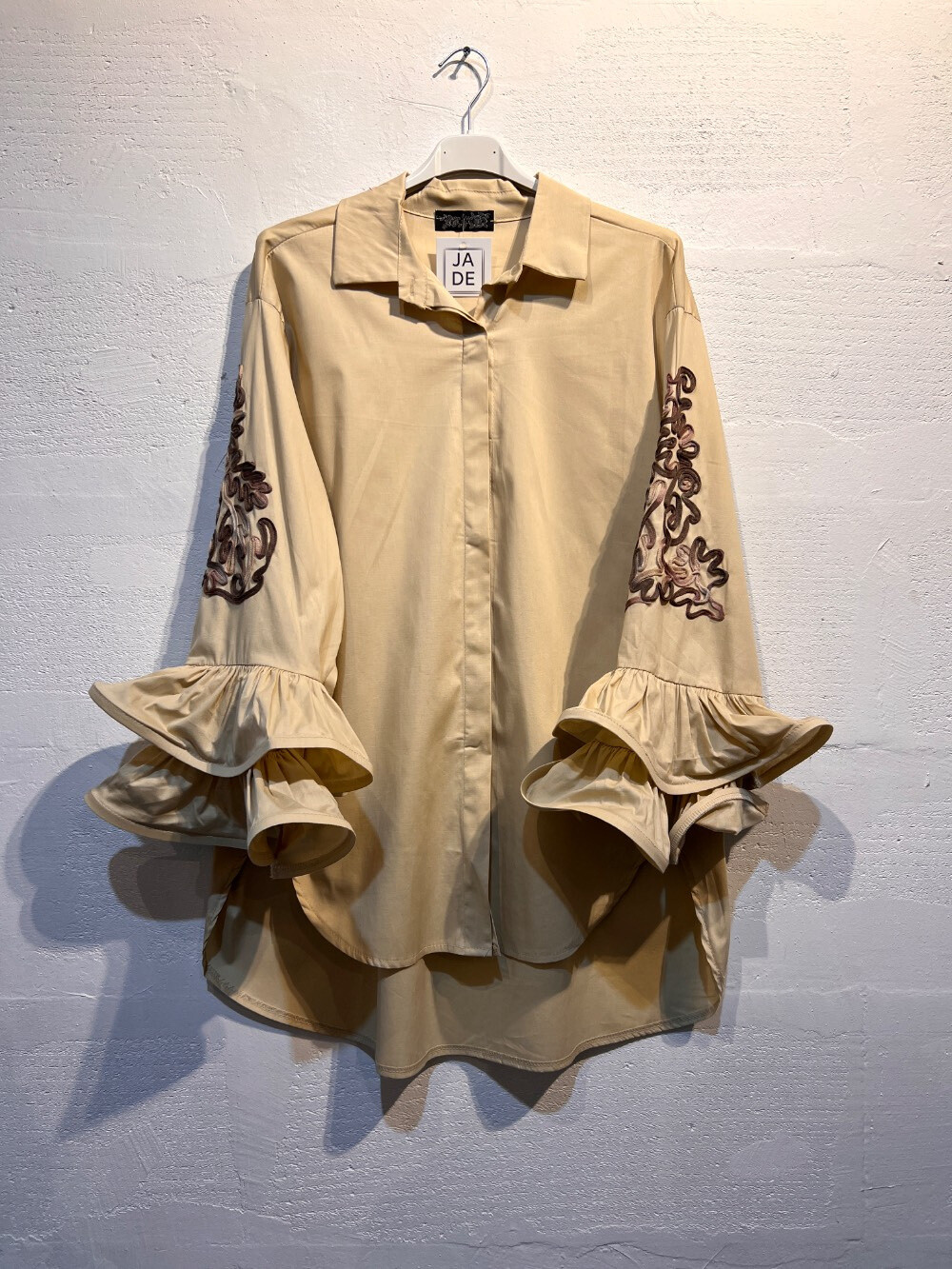 Wholesaler JADE - JADE EMBROIDERED SHIRT
