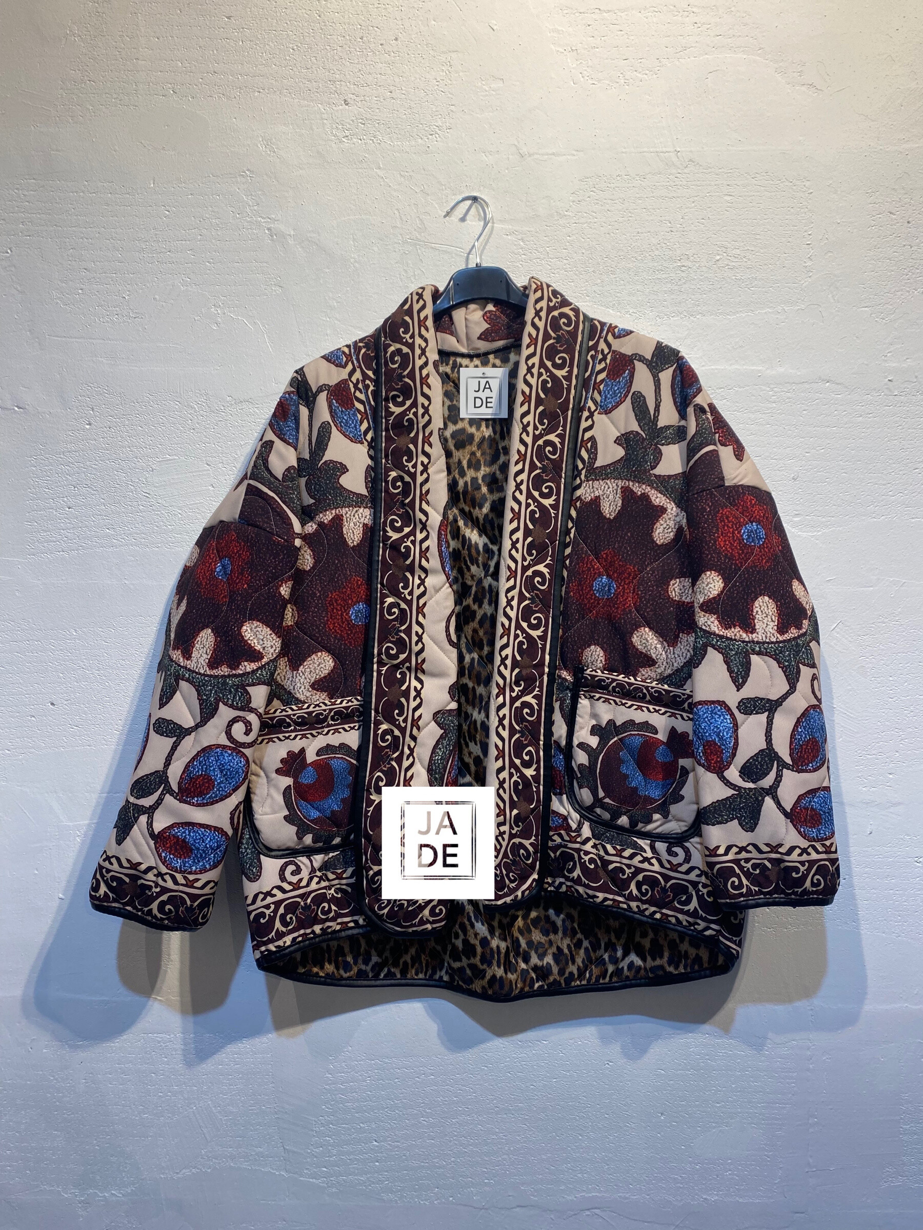 Wholesaler JADE - JADE PRINT QUILTED JACKET