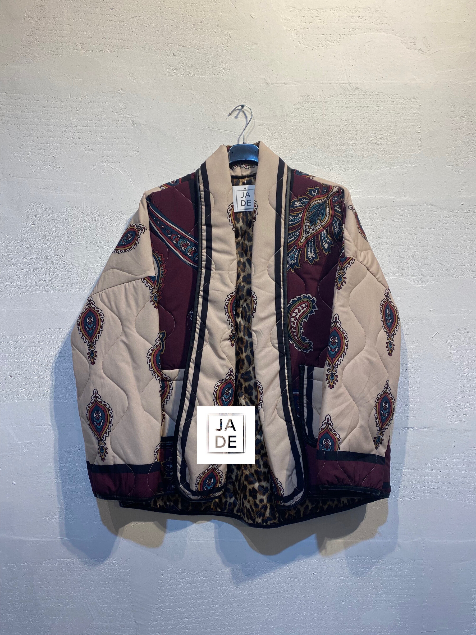 Wholesaler JADE - JADE PRINT QUILTED JACKET