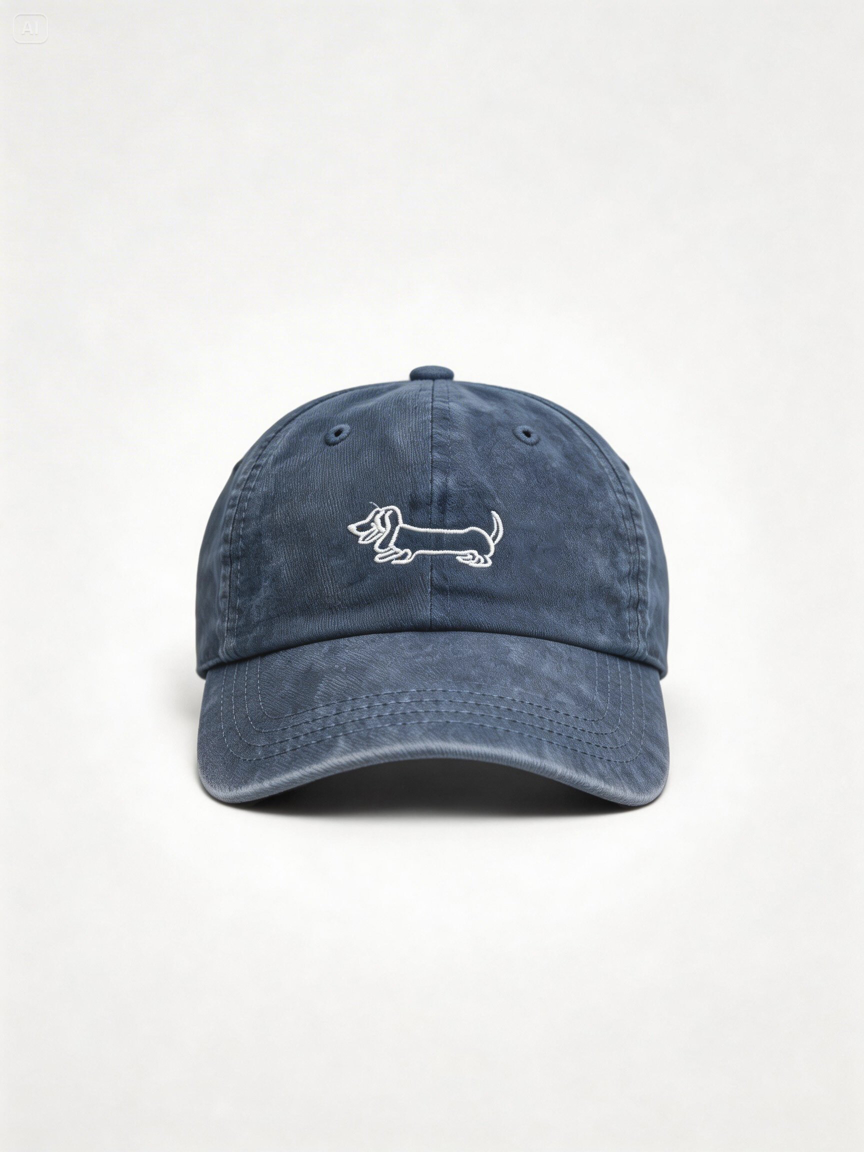 Wholesaler Jamilla - Cotton baseball cap with adjustable dachshund embroidery