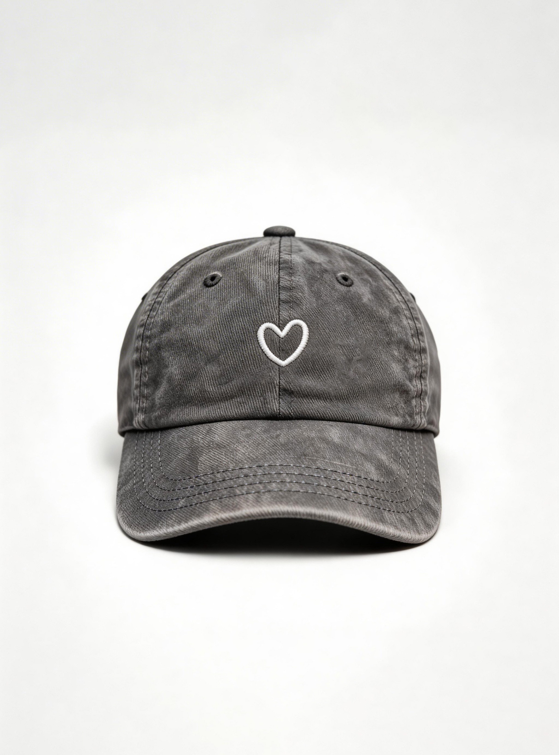 Wholesaler Jamilla - Cotton baseball cap with heart embroidery
