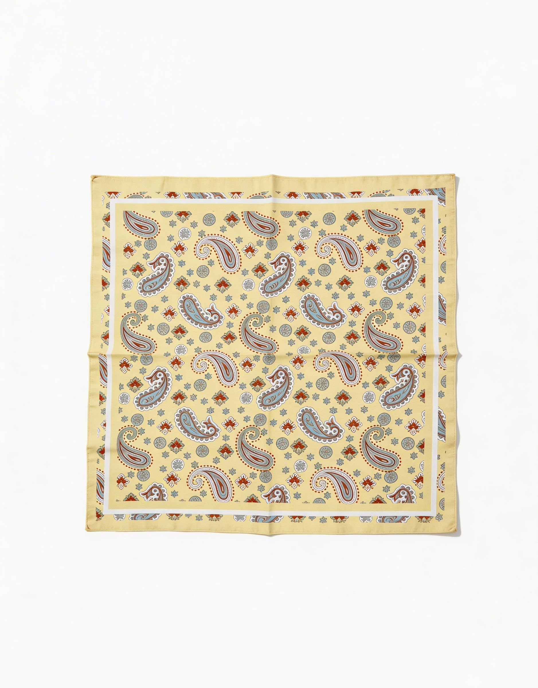 Wholesaler Jamilla - 65x65 cotton scarf with a fantasy print
