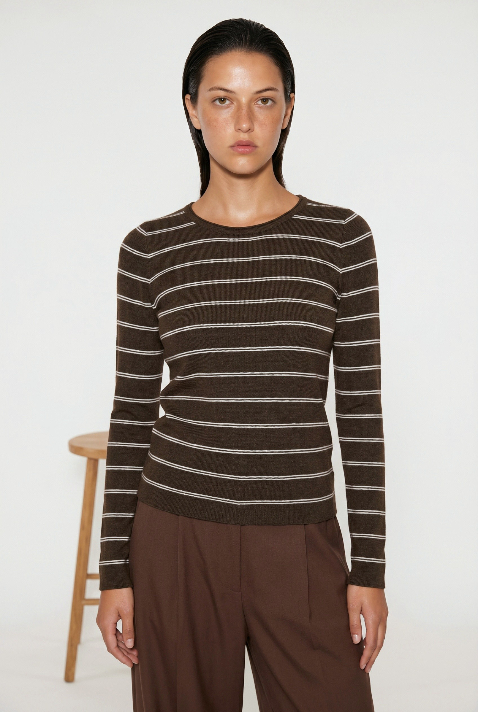 Großhändler JAMILLA - Horizontales Gestreiftes Pullover im Marine-Stil