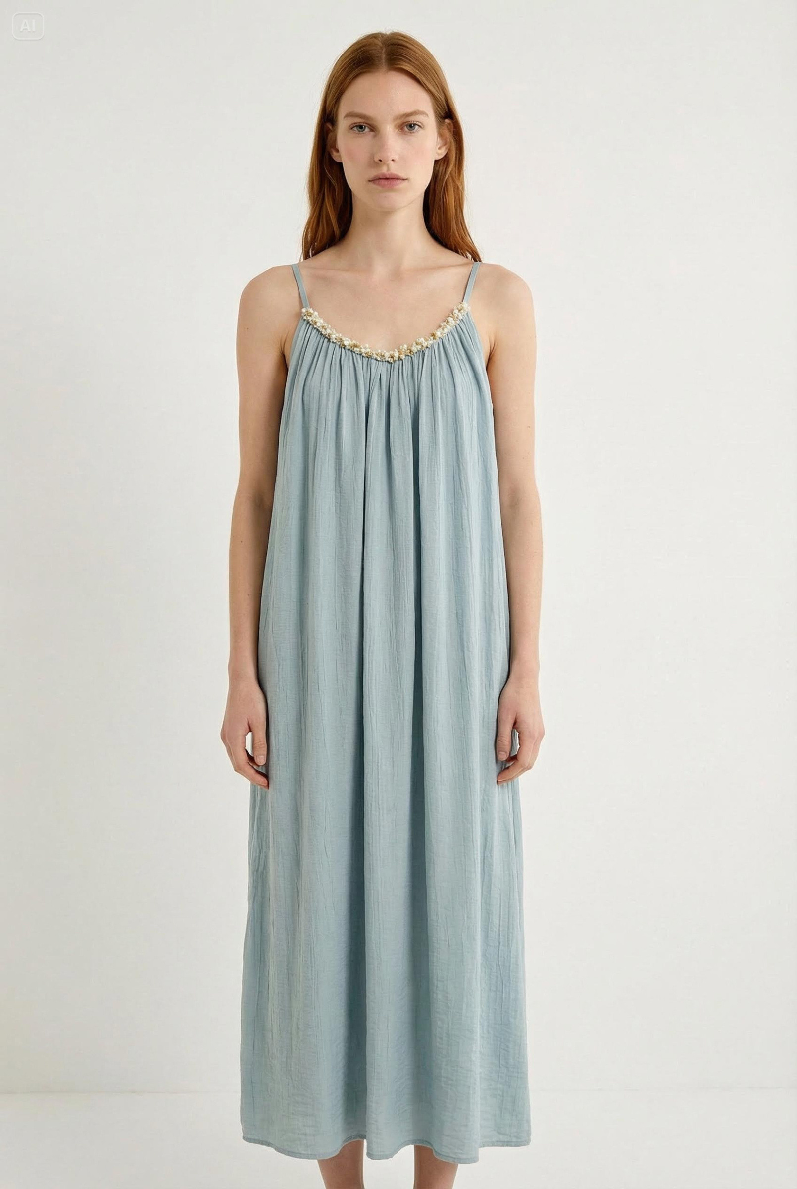 Grossista Jamilla - Vestito con conchiglie al collo