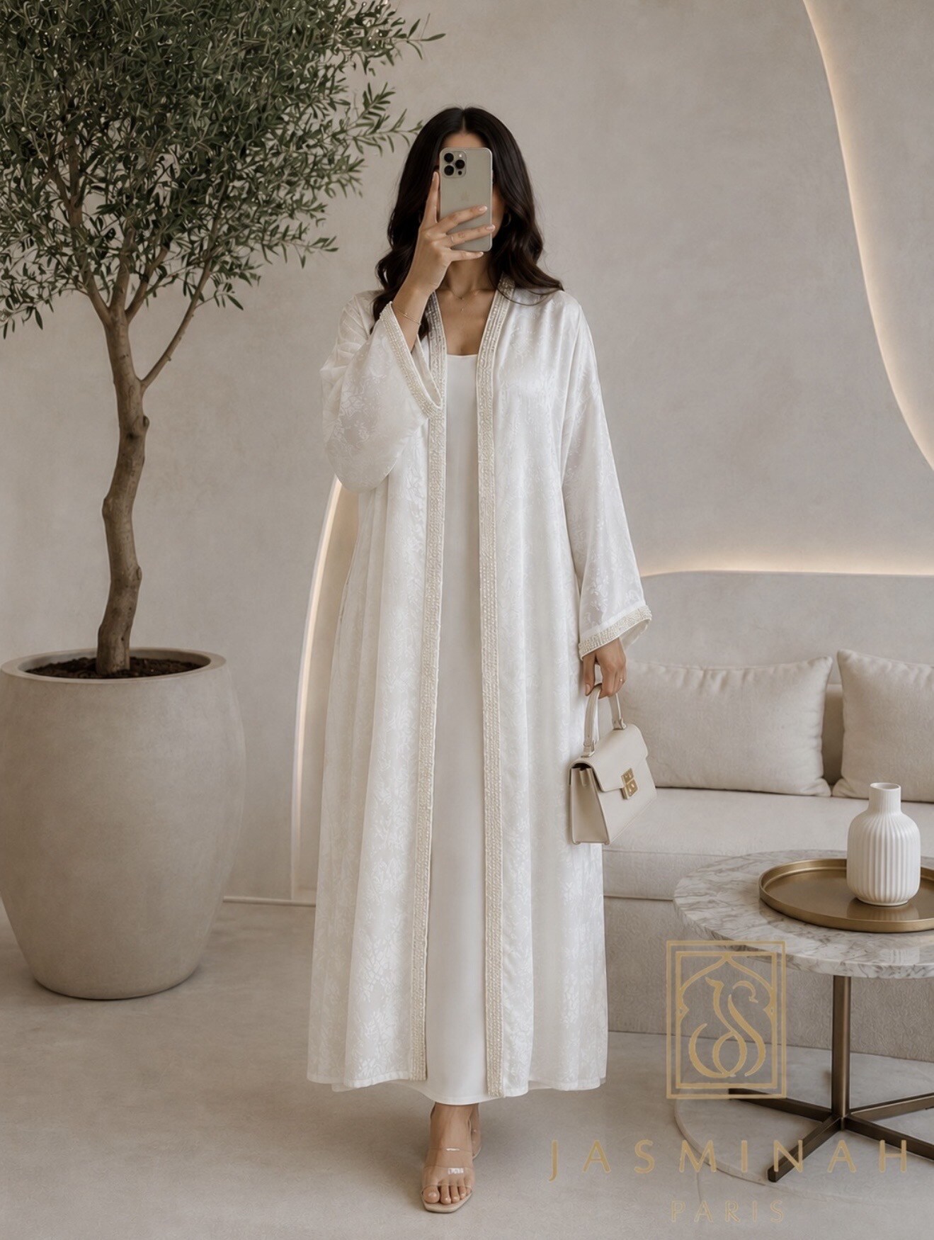 Mayorista Jasminah Paris - Kimono brocado con cuentas