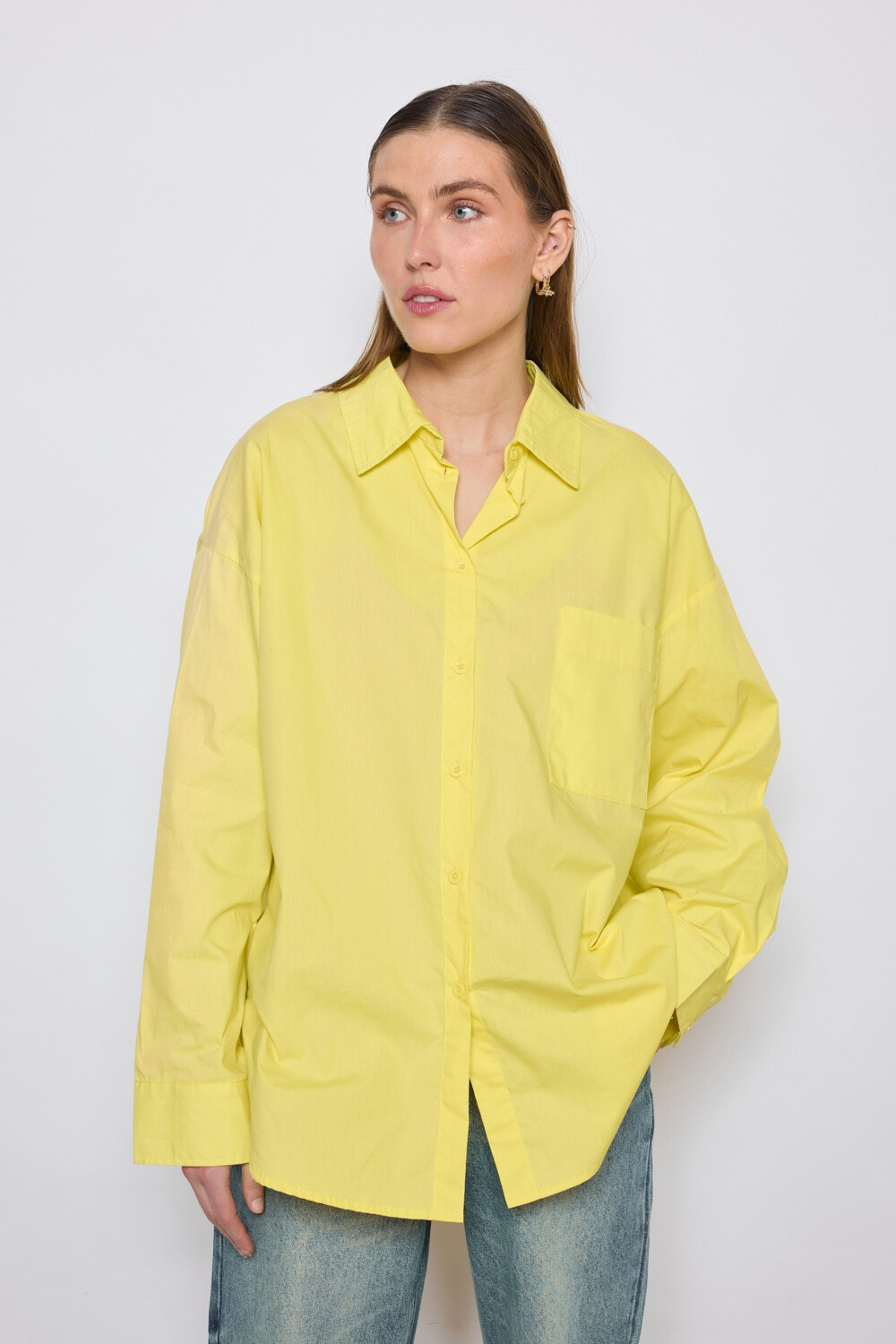 Grossista JCL Paris - Camicia di cotone oversize taglia unica