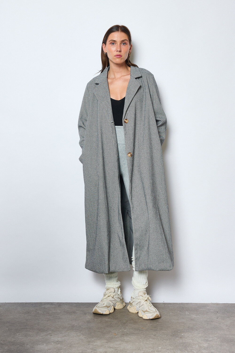 Wholesaler JCL Paris - Abrigo largo liso