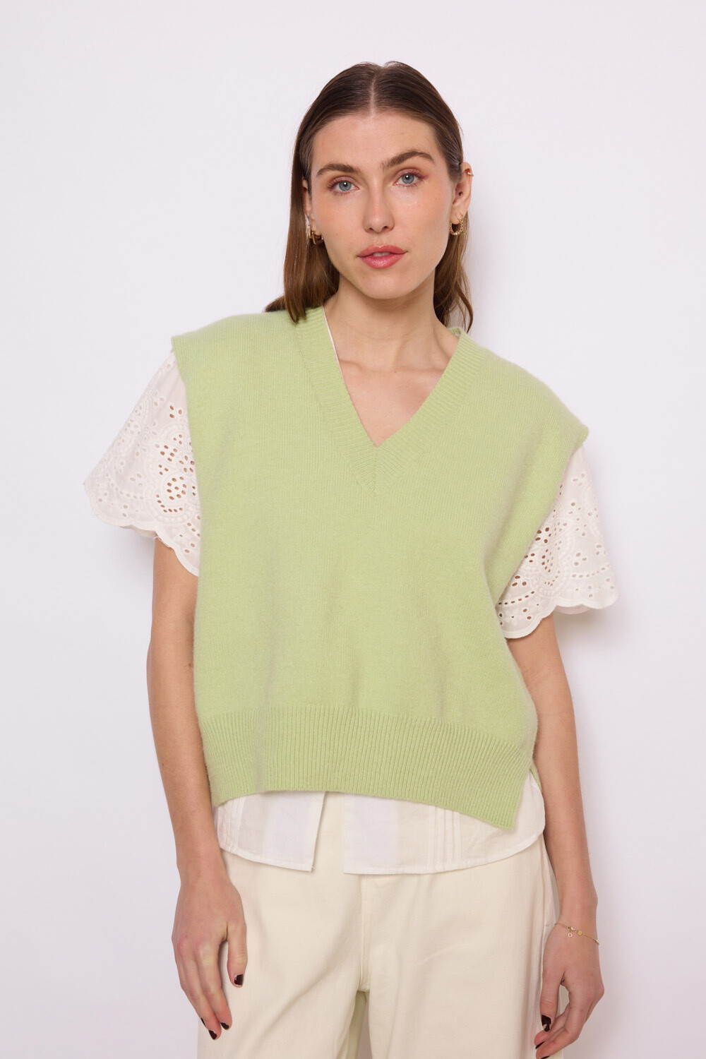 Wholesaler JCL Paris - Short-sleeved knit sweater