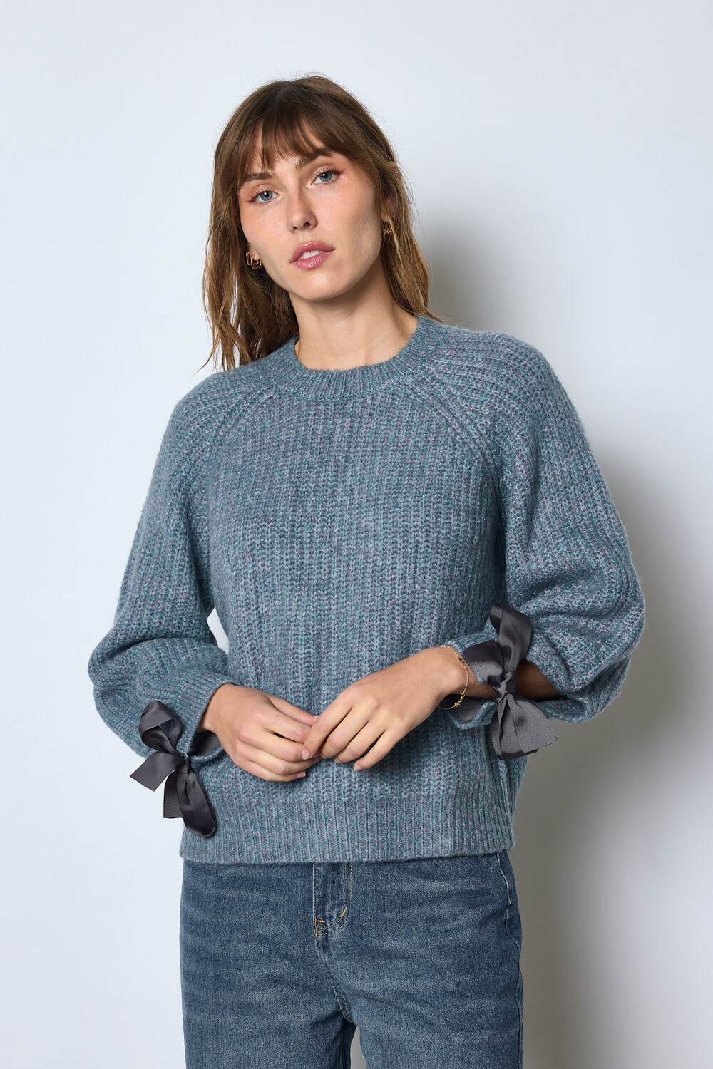 Grossista JCL Paris - Maglione a maglia monocolore