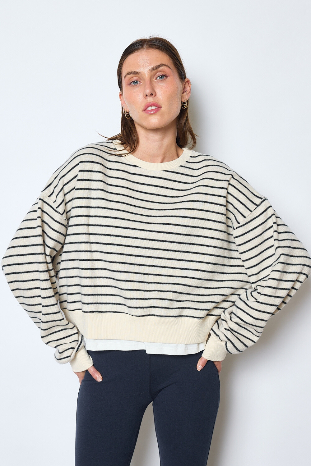 Großhändler JCL Paris - Gestreiftes Sweatshirt