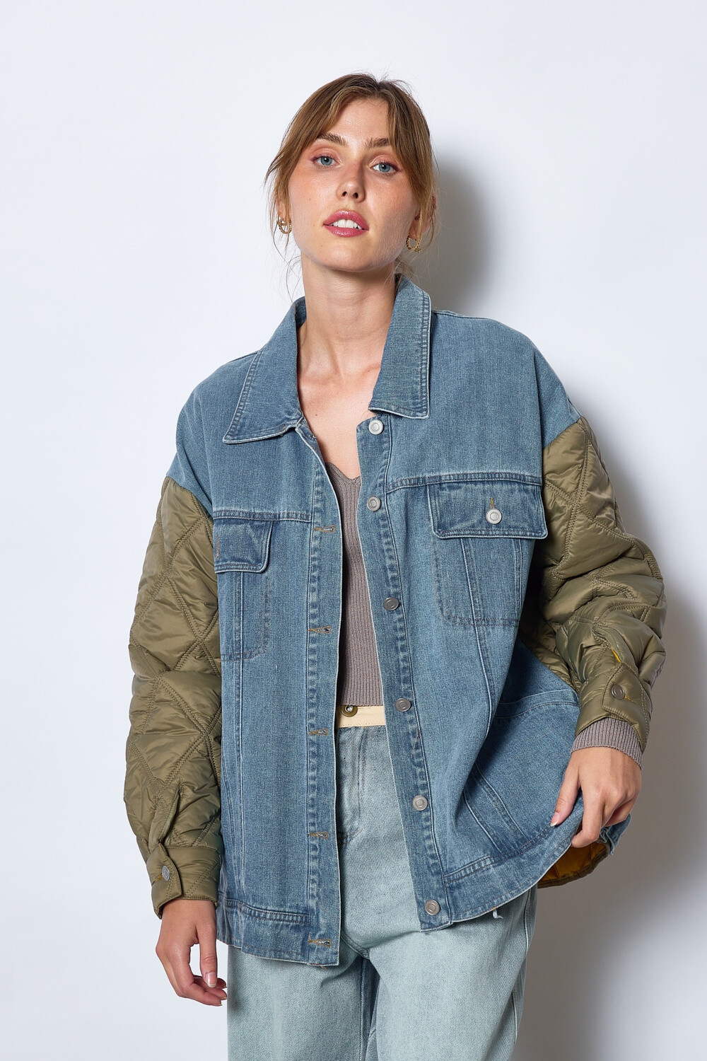 Grossiste JCL Paris - Veste oversize en jean