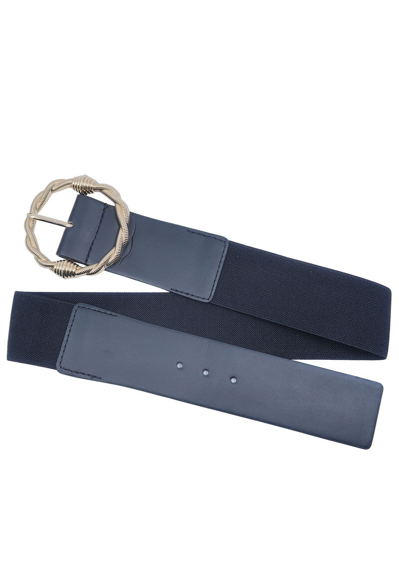 Wholesaler JCL - Elastique Women belt with gold buckle