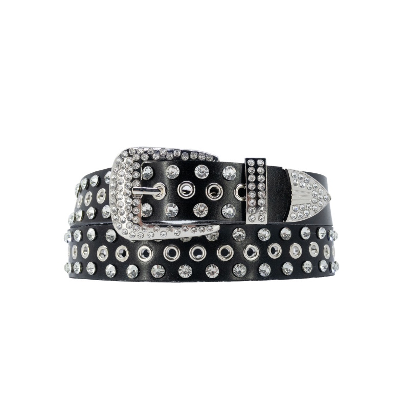 Mayorista JCL - CINTURÓN MUJER CON STRASS 35MM
