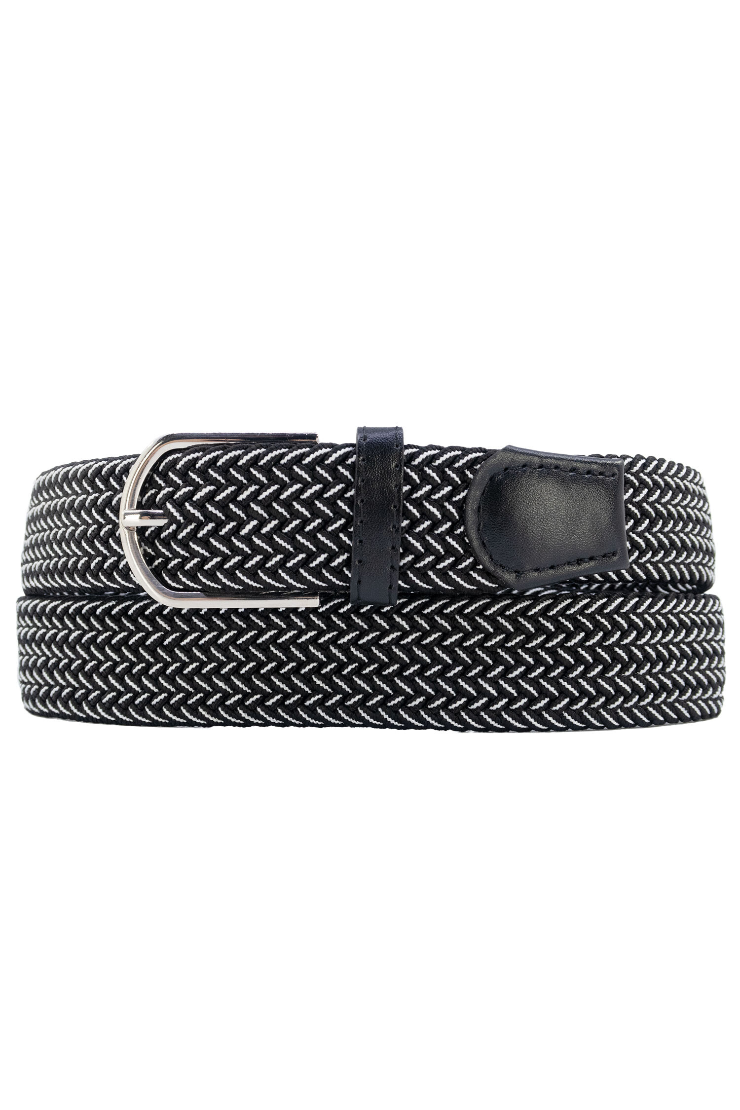Wholesaler JCL - Multi-color braided elastic belt with PU tip
