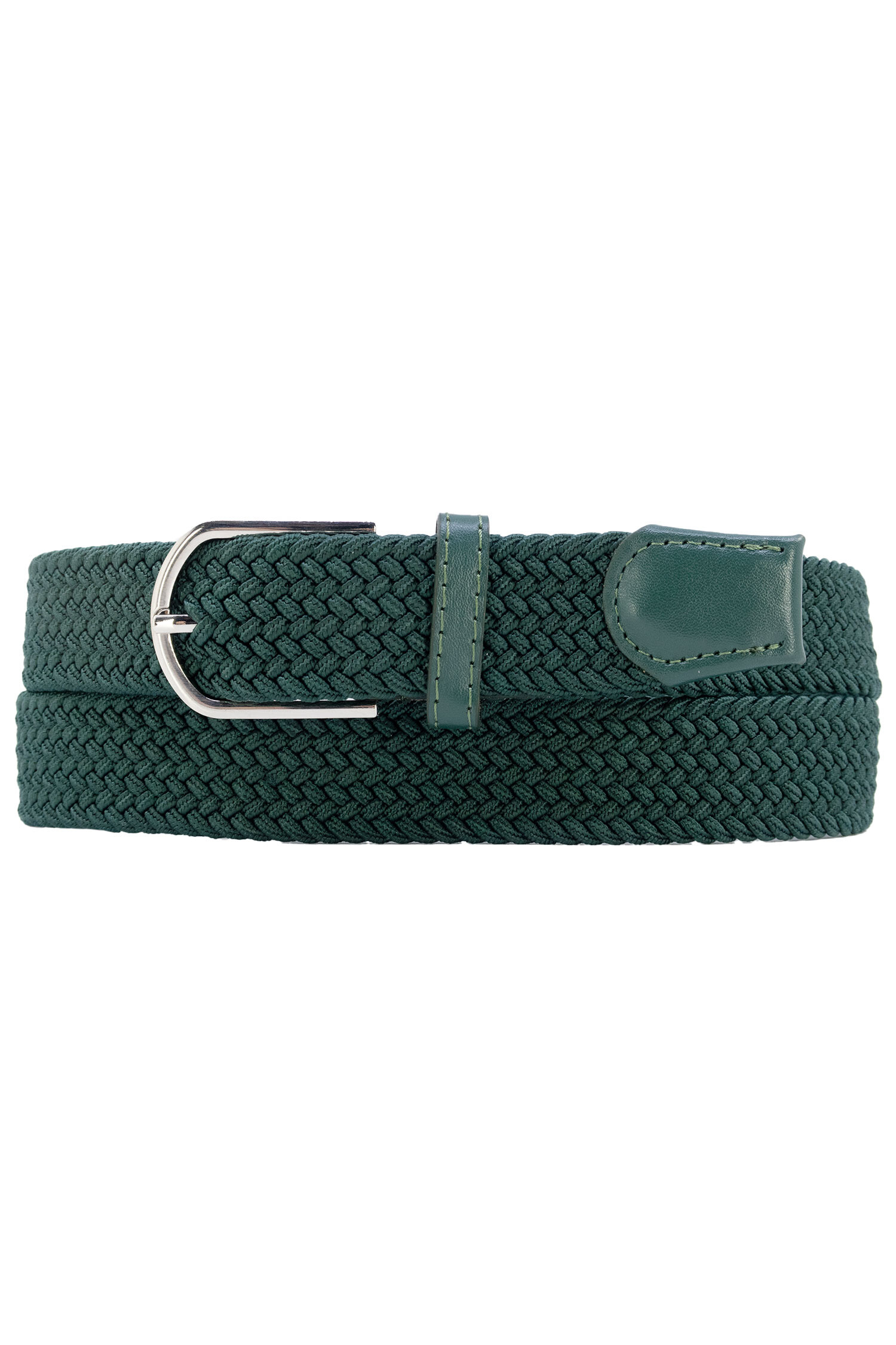 Wholesaler JCL - Braided elastic belt with PU tip