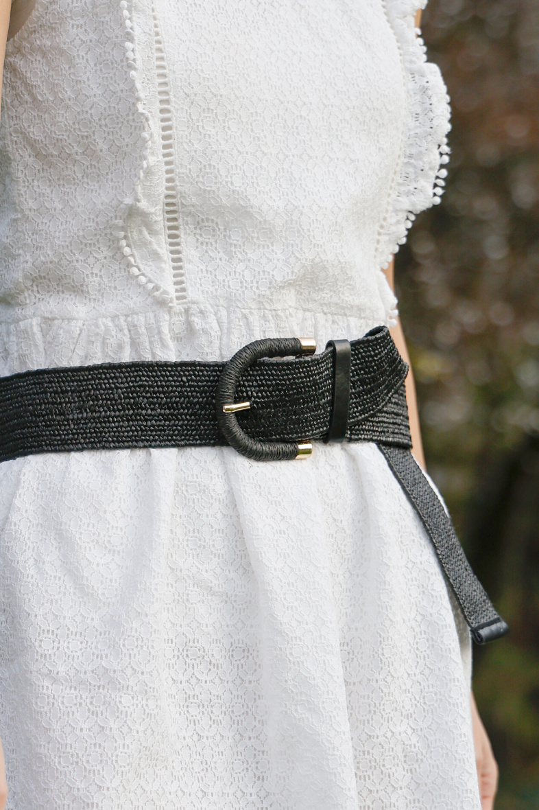 Wholesaler JCL - Raffia straw belt with elasticated metal buckle