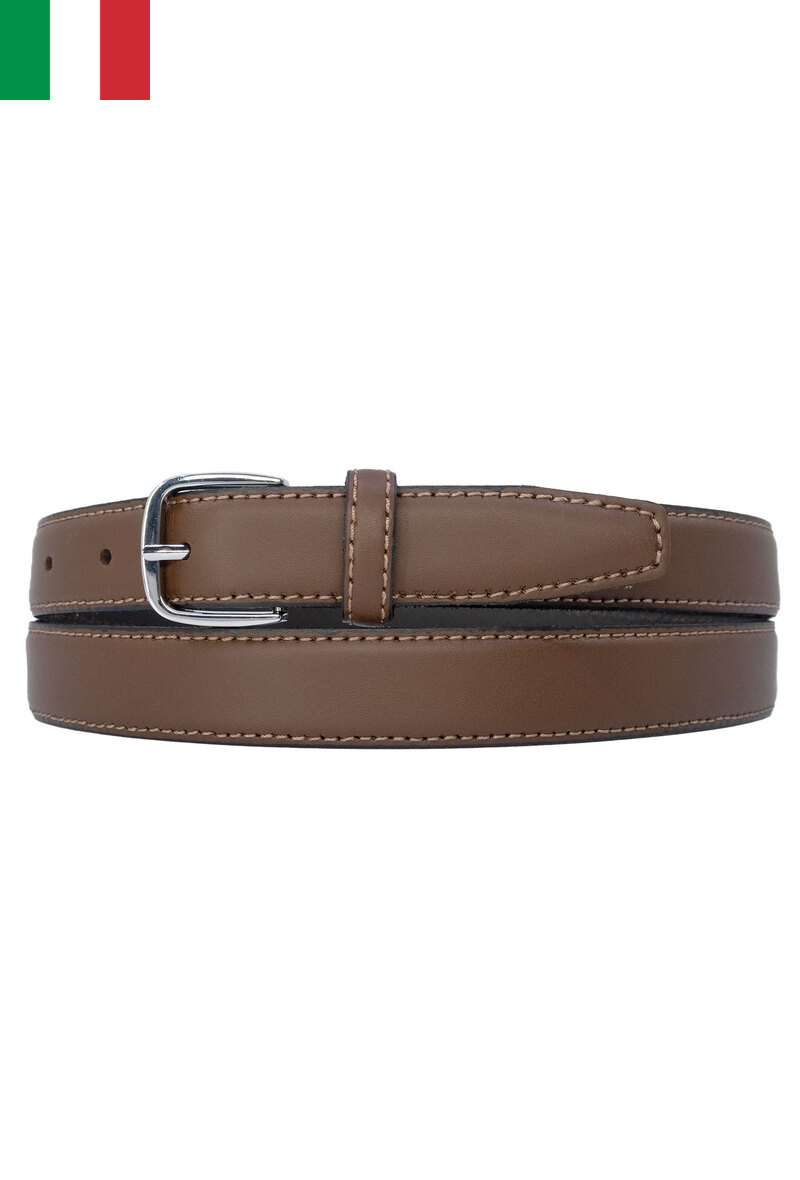 Grossiste JCL - Ceinture femme classique en cuir de vachette Fabriqué en Italie