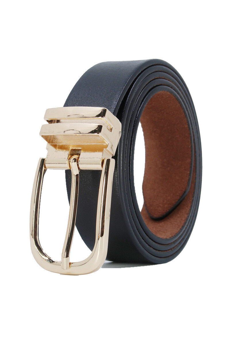 Wholesaler JCL - Classic women's belt with silver buckle
