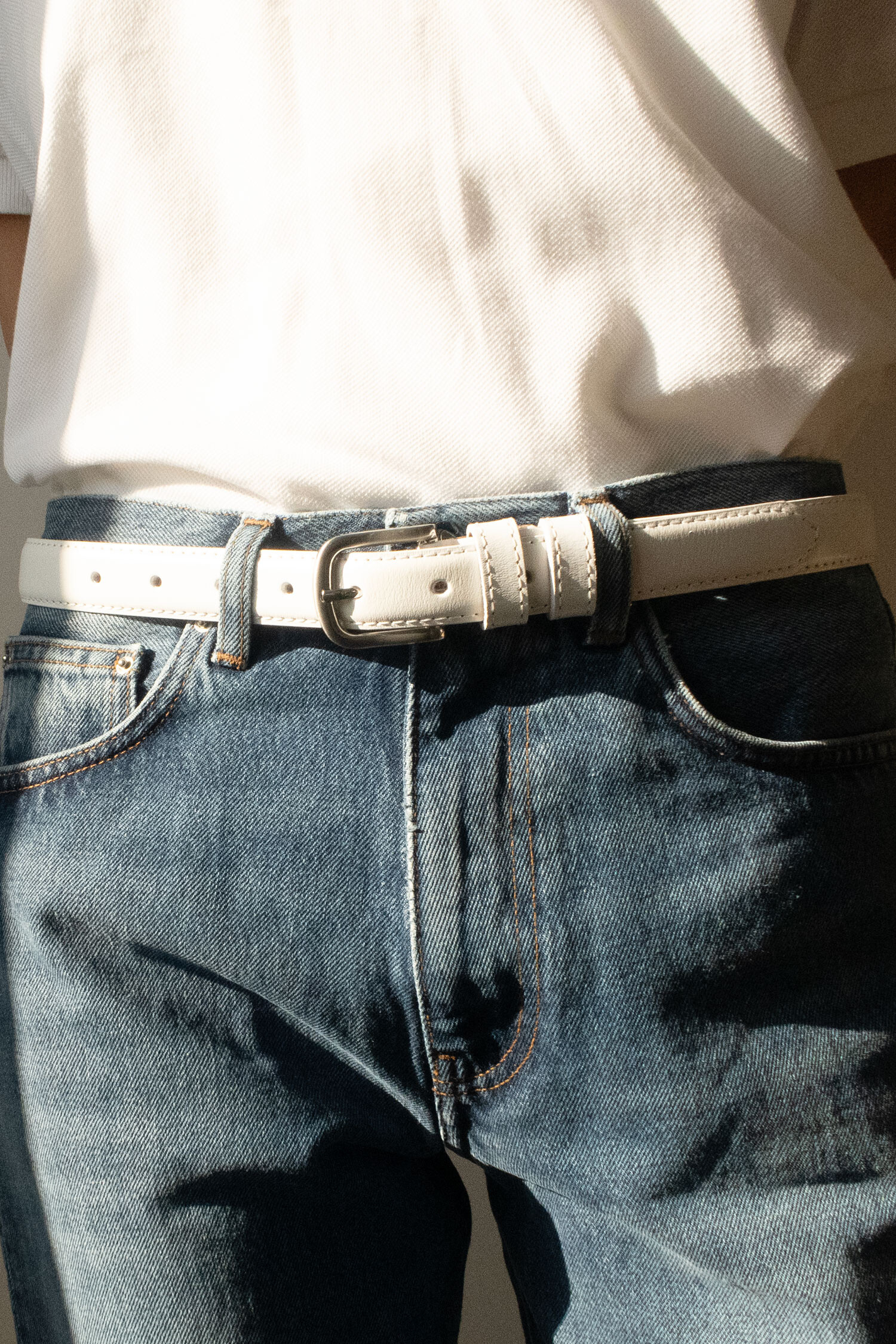 Grossiste JCL - Ceinture femme en cuir largeur 3 cm
