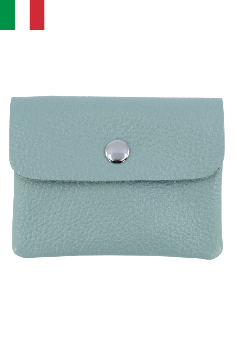Wholesaler JCL - Small coin purse in glittery metallic iridescent leather