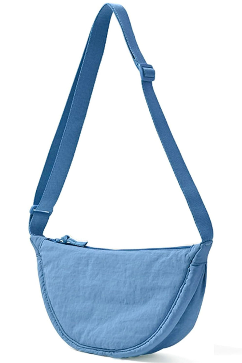 Grossista JCL - Borsa a mezzaluna con tracolla in nylon