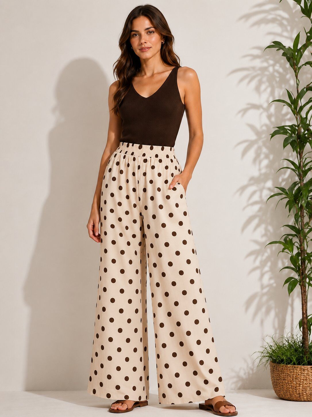 Grossiste Jolio & Co - Pantalon à pois