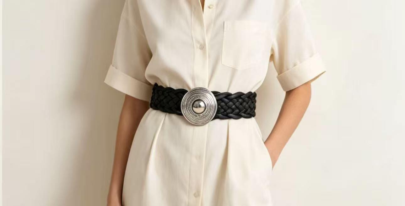 Wholesaler JERRY.AMY - Women's woven belt 5 cm