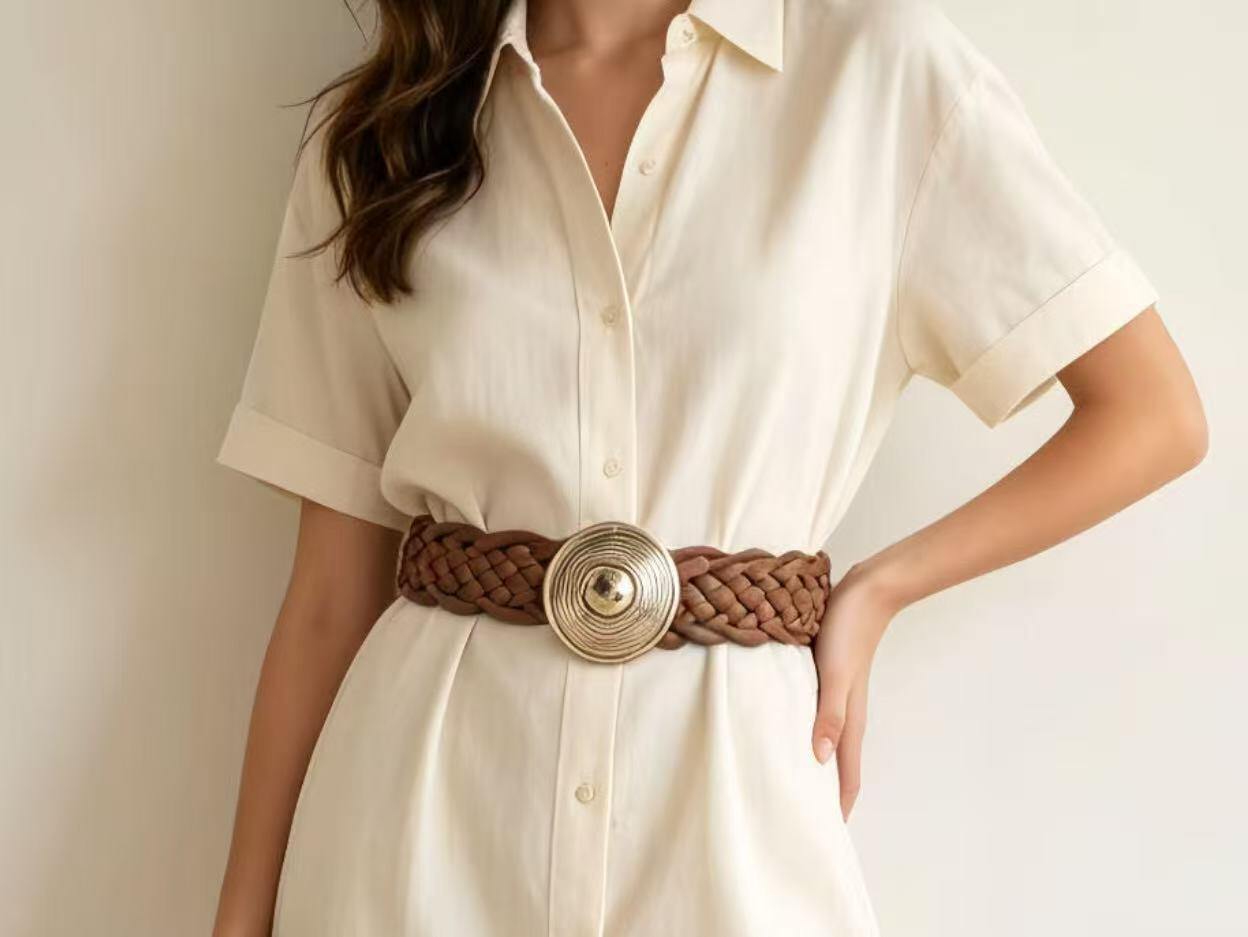 Wholesaler JERRY.AMY - Women's woven belt 5 cm