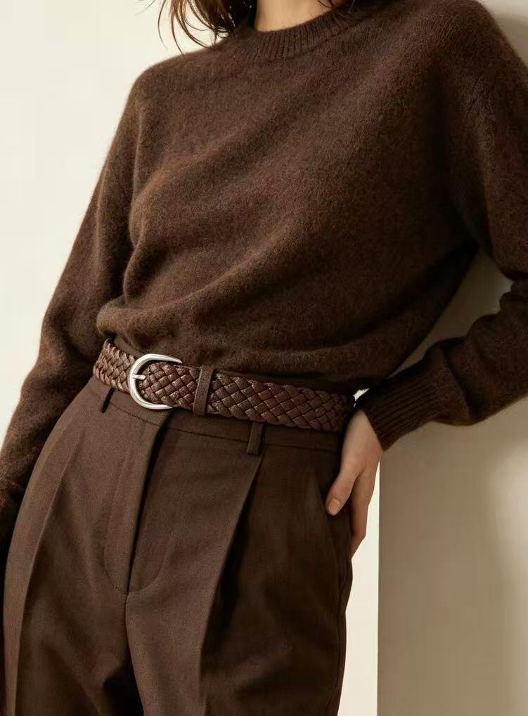 Wholesaler JERRY.AMY - Women's braided belt, width 3 cm