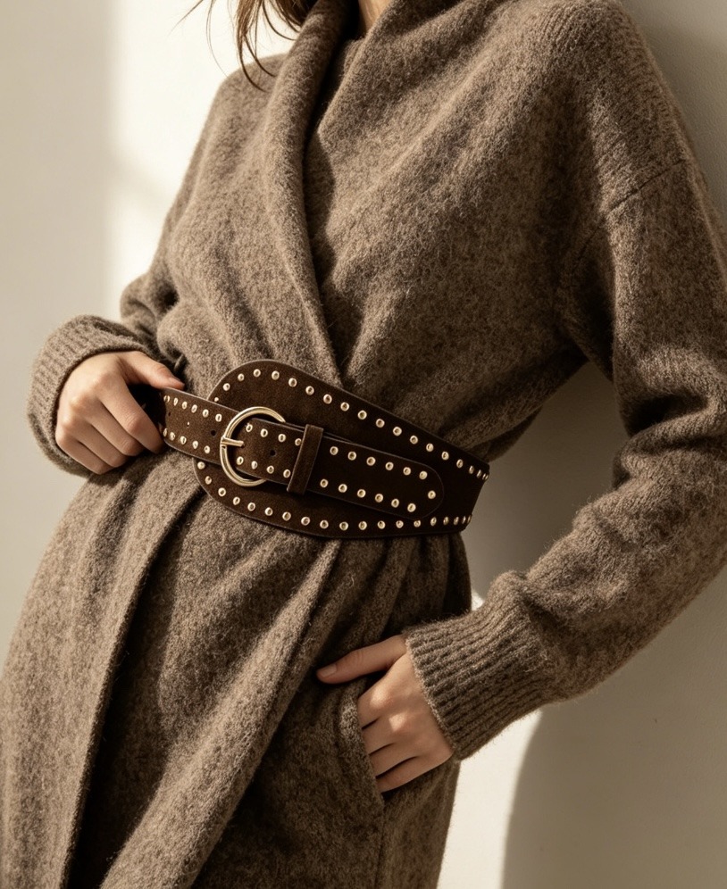 Wholesaler JERRY.AMY - Women's suede belt