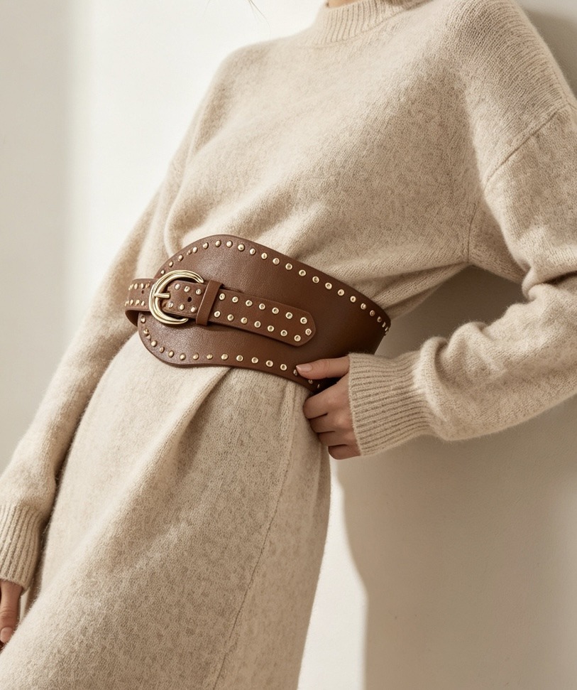 Wholesaler JERRY.AMY - Women's studded belt