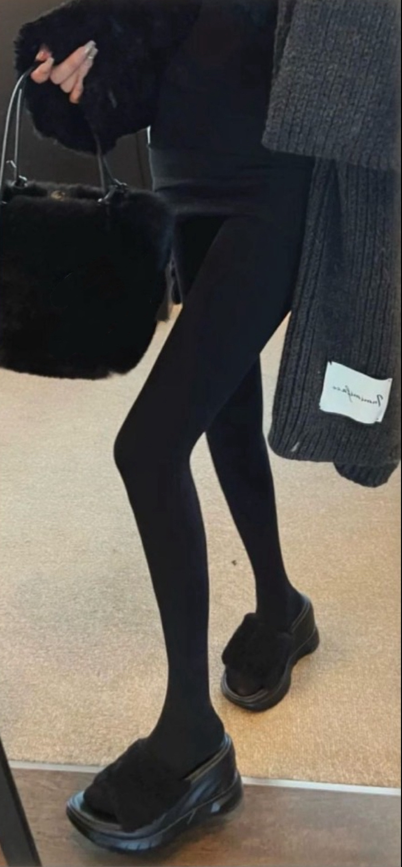 Grossiste JERRY.AMY - Collants thermiques femme en doux coton molletonné (200 DEN)