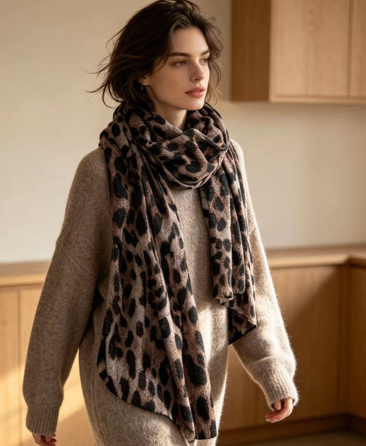 Wholesaler JERRY.AMY - Women's printed scarf 90*180