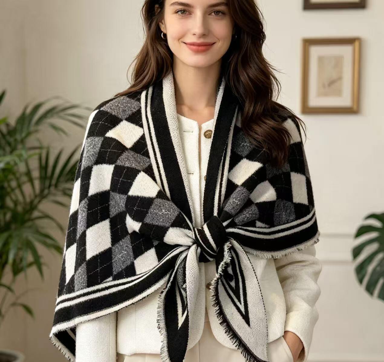 Wholesaler JERRY.AMY - Triangular scarves fall-winter