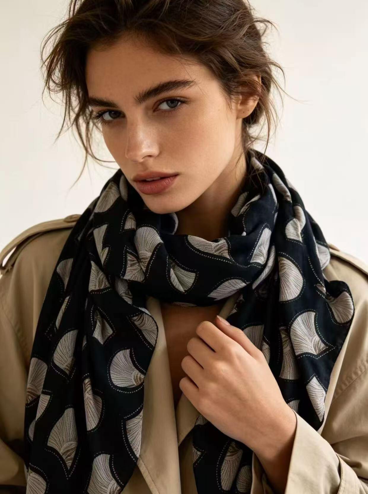 Wholesaler JERRY.AMY - Women's printed scarf 90*180