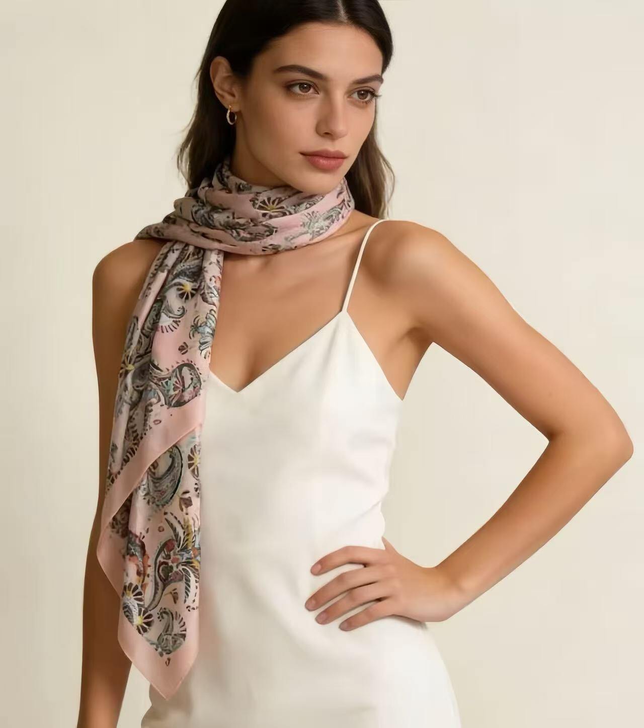 Mayorista JERRY.AMY - Bufanda para mujer, tacto sedoso, 90*180 cm