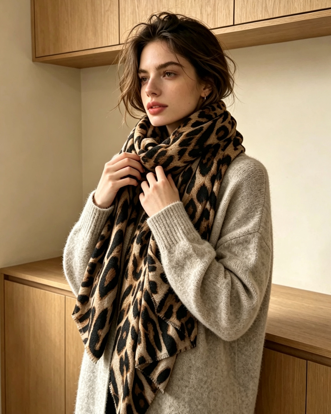 Wholesaler JERRY.AMY - Women's printed scarf 90*180