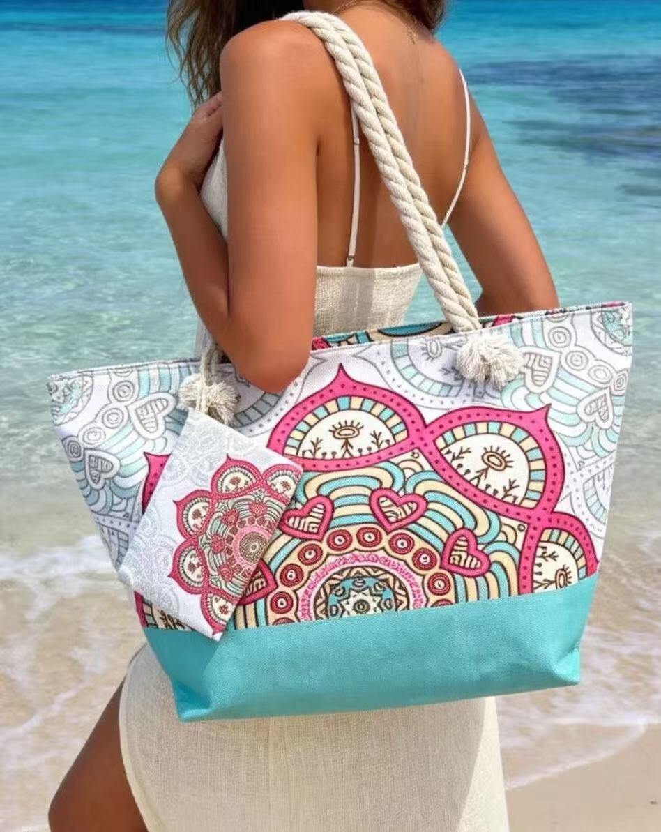 Mayorista JERRY.AMY - Bolso de playa con pequeño monedero Dimensiones 38*58