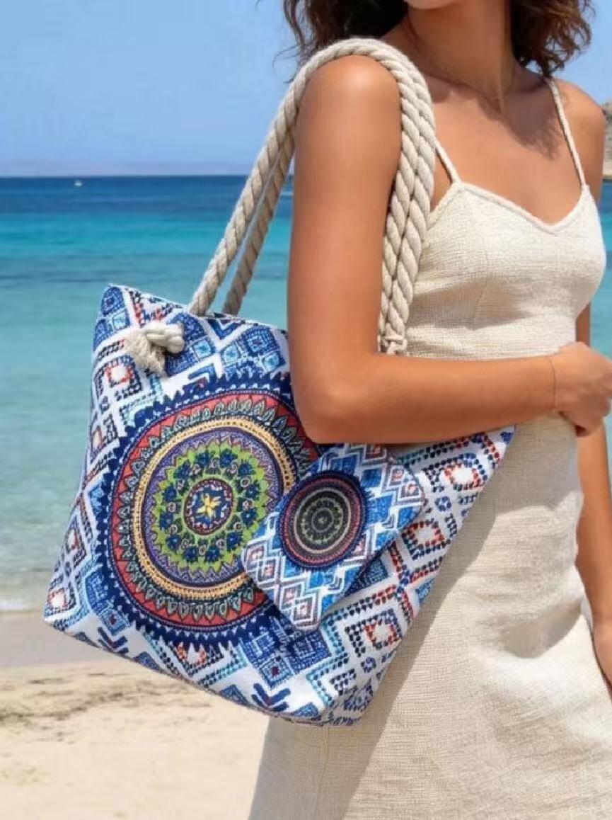 Mayorista JERRY.AMY - Bolso de playa con pequeño monedero Dimensiones 38*58