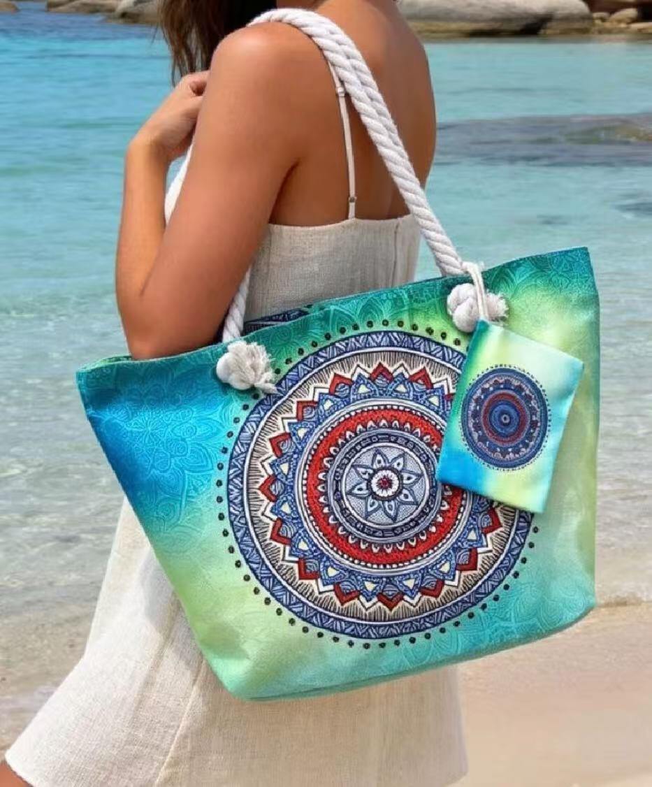 Mayorista JERRY.AMY - Bolso de playa con pequeño monedero Dimensiones 38*58