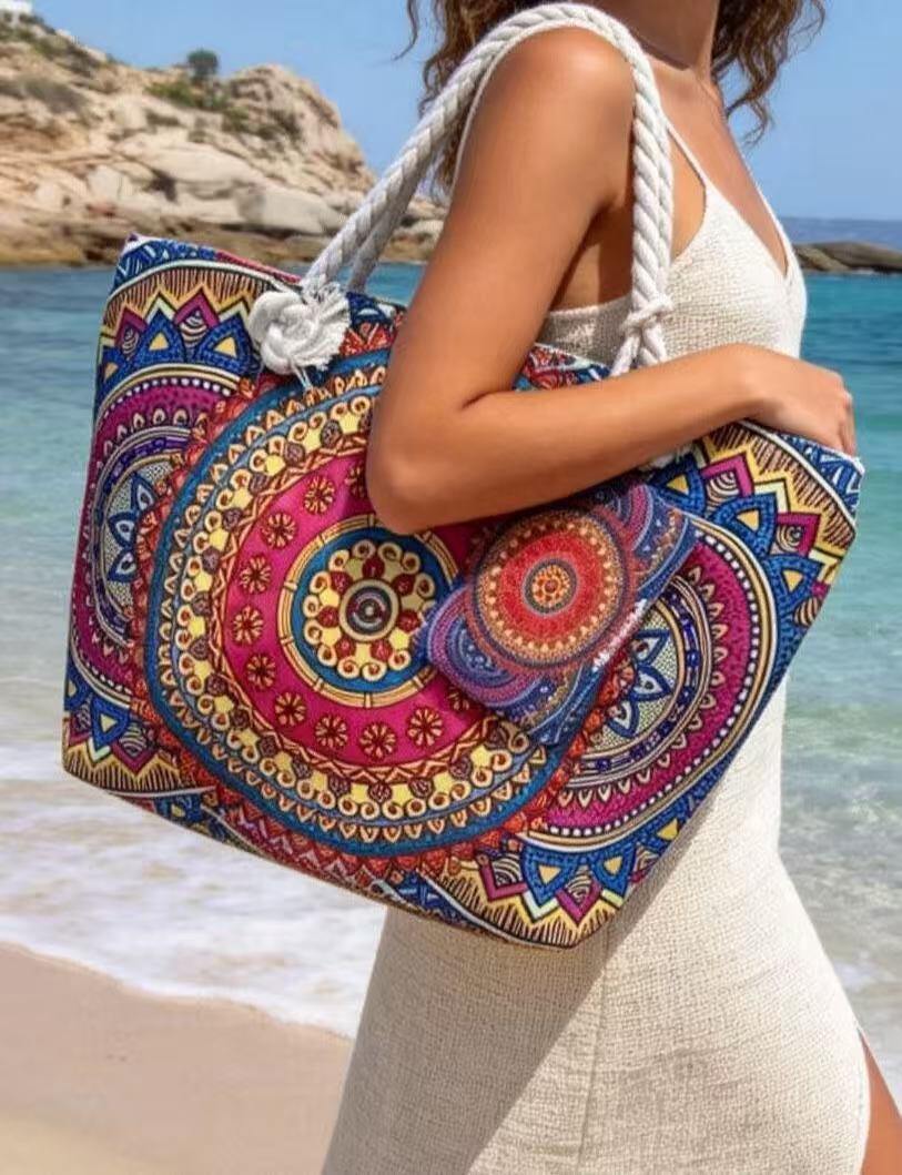 Mayorista JERRY.AMY - Bolso de playa con pequeño monedero Dimensiones 38*58