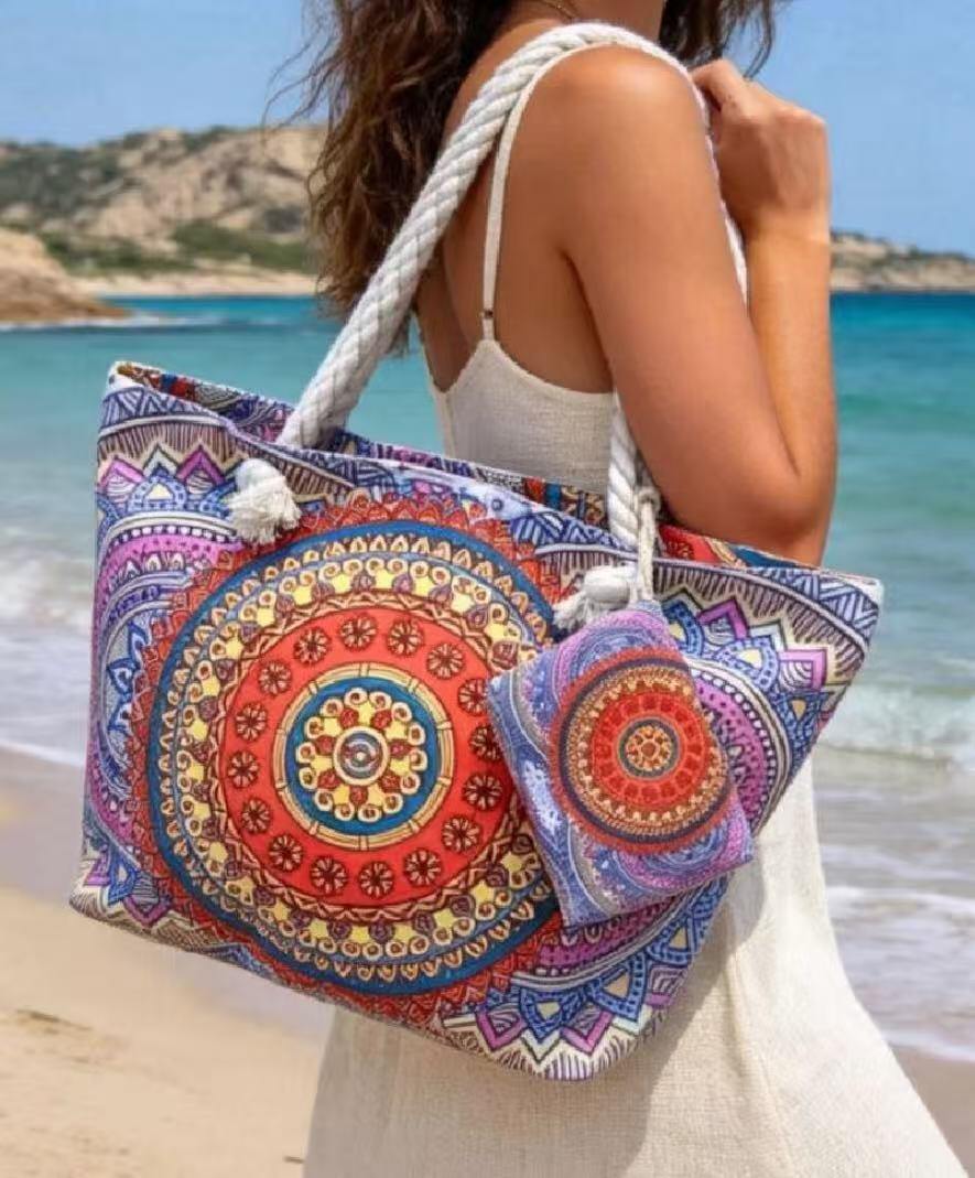 Mayorista JERRY.AMY - Bolso de playa con pequeño monedero Dimensiones 38*58
