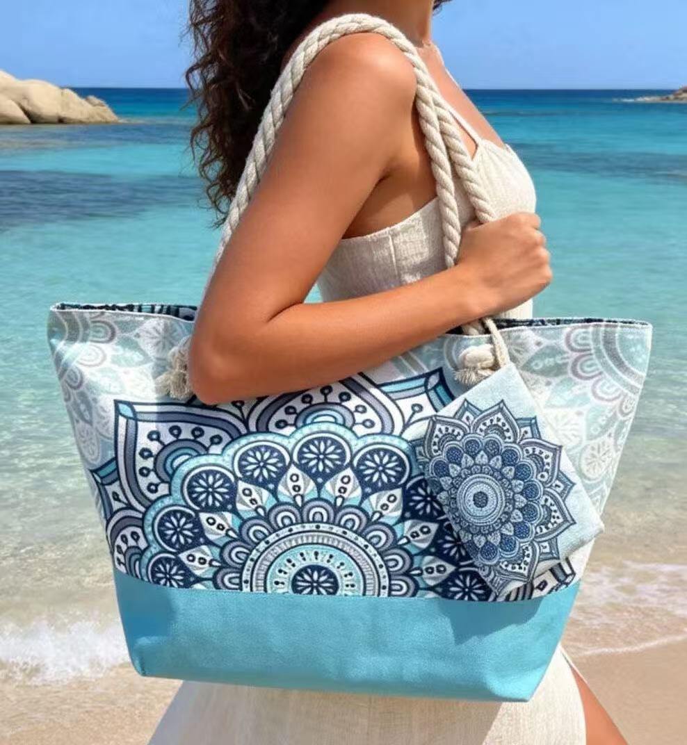 Mayorista JERRY.AMY - Bolso de playa con pequeño monedero Dimensiones 38*58