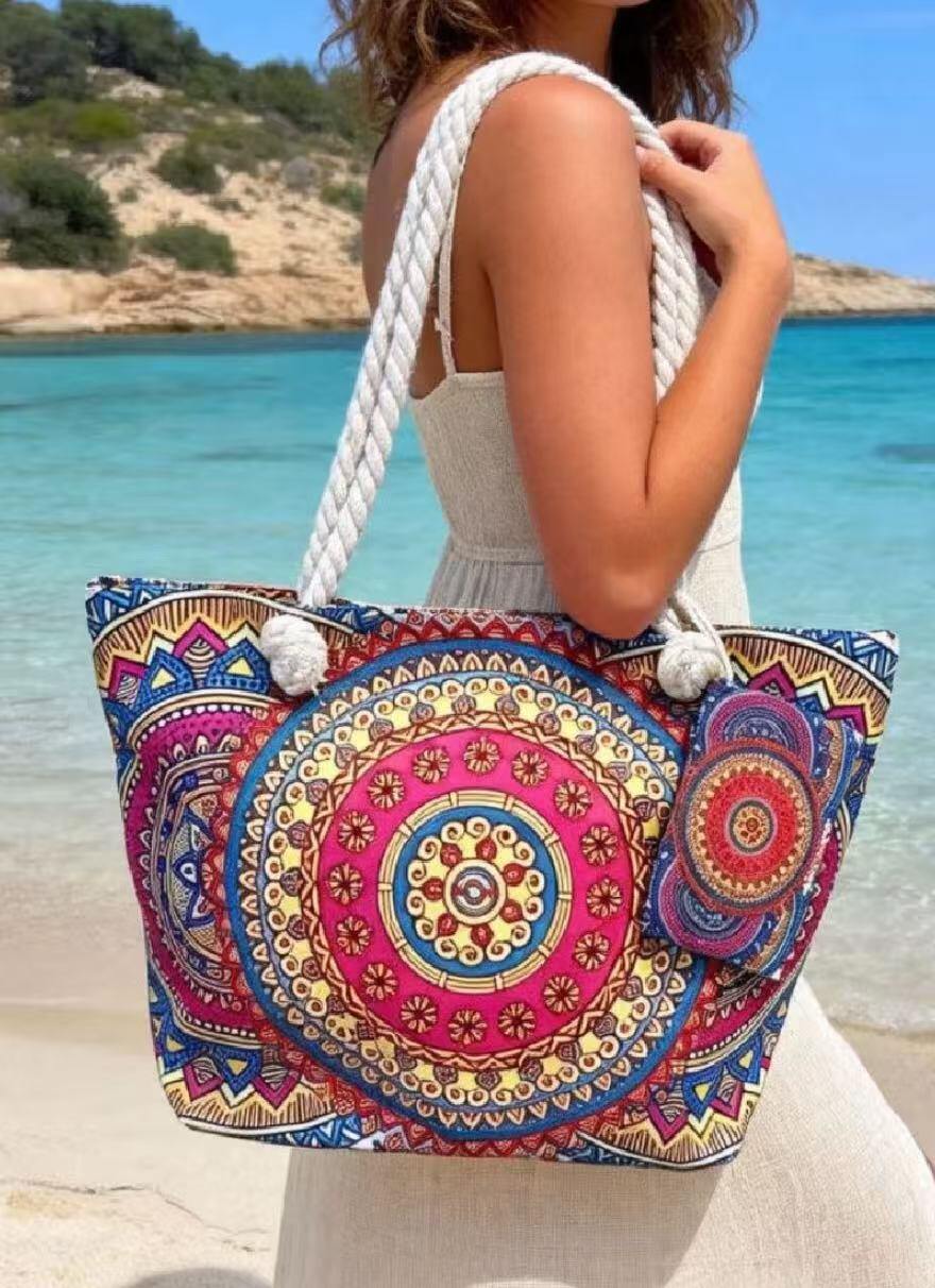 Mayorista JERRY.AMY - Bolso de playa con pequeño monedero Dimensiones 38*58